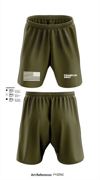 Athletic Shorts With Pockets, Franklin swat, , Teamtime, Team time, sublimation, custom sports apparel, team uniforms, spirit wear, spiritwear, sports uniforms, custom shirts, team store, custom team store, fundraiser sports, apparel fundraiser