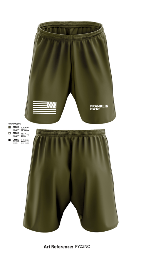Athletic Shorts With Pockets, Franklin swat, , Teamtime, Team time, sublimation, custom sports apparel, team uniforms, spirit wear, spiritwear, sports uniforms, custom shirts, team store, custom team store, fundraiser sports, apparel fundraiser
