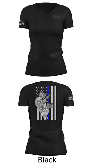 Womens Short Sleeve Vneck Shirt, 904th MP Det Military Working Dog, Army, Teamtime, Team time, sublimation, custom sports apparel, team uniforms, spirit wear, spiritwear, sports uniforms, custom shirts, team store, custom team store, fundraiser sports, apparel fundraiser