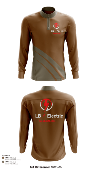 Quarter Zip Jacket, Lb electric, , Teamtime, Team time, sublimation, custom sports apparel, team uniforms, spirit wear, spiritwear, sports uniforms, custom shirts, team store, custom team store, fundraiser sports, apparel fundraiser