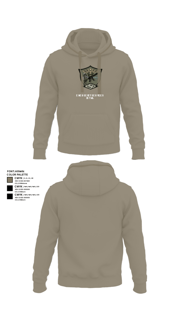Hoodie, Emergency Services Detail, Police, Teamtime, Team time, sublimation, custom sports apparel, team uniforms, spirit wear, spiritwear, sports uniforms, custom shirts, team store, custom team store, fundraiser sports, apparel fundraiser