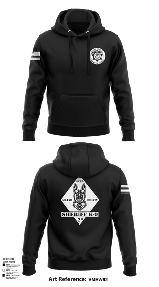 Hoodie, GCSO K9, , Teamtime, Team time, sublimation, custom sports apparel, team uniforms, spirit wear, spiritwear, sports uniforms, custom shirts, team store, custom team store, fundraiser sports, apparel fundraiser
