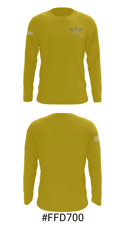 Wantagh High School Badminton 57746139 Long Sleeve Performance Shirt - 18