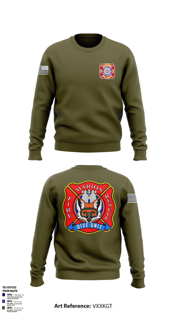Crew Neck Sweatshirt, , Fire Department, Teamtime, Team time, sublimation, custom sports apparel, team uniforms, spirit wear, spiritwear, sports uniforms, custom shirts, team store, custom team store, fundraiser sports, apparel fundraiser