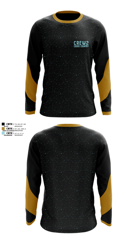 Long Sleeve Performance Shirt, CREW2, Cross Country, Teamtime, Team time, sublimation, custom sports apparel, team uniforms, spirit wear, spiritwear, sports uniforms, custom shirts, team store, custom team store, fundraiser sports, apparel fundraiser