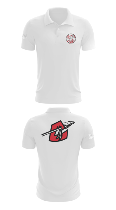 Cobre High School Cheer 63422399 Short Sleeve Performance Polo - 9
