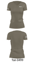 Zone 1 62938662 Women's Short Sleeve V-neck Shirt - 64