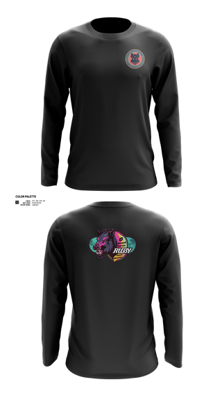 Long Sleeve Performance Shirt, Black Boars, Rugby, Teamtime, Team time, sublimation, custom sports apparel, team uniforms, spirit wear, spiritwear, sports uniforms, custom shirts, team store, custom team store, fundraiser sports, apparel fundraiser