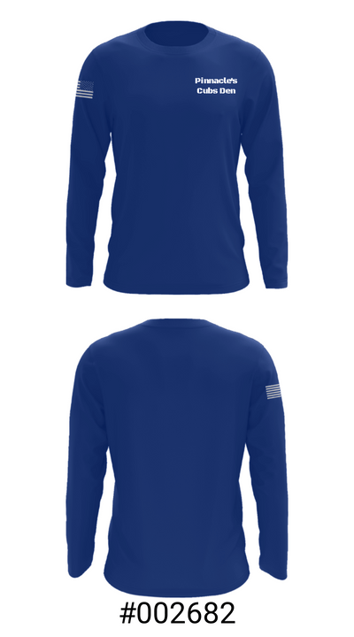 Pinnacle's Cubs Den 27159846 Long Sleeve Performance Shirt - 18