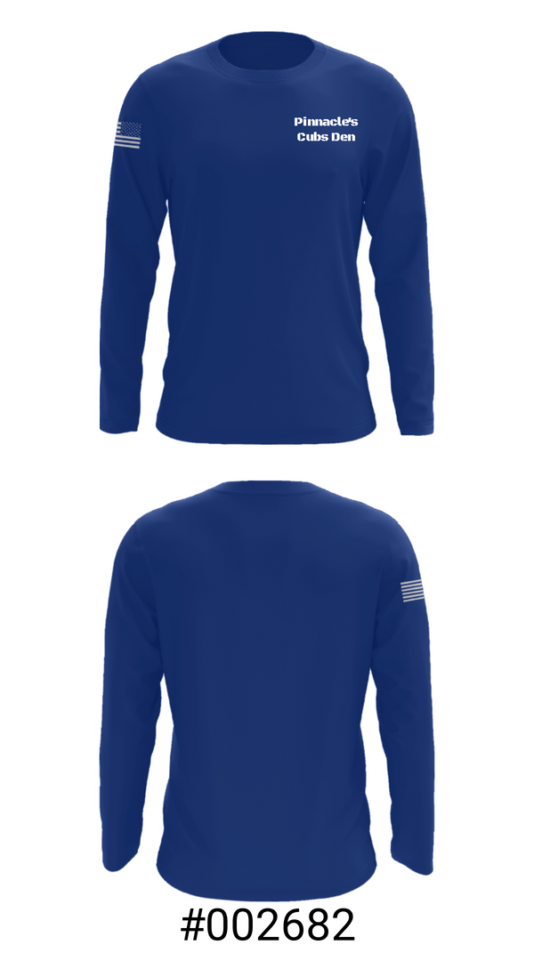 Long Sleeve Performance Shirt, Pinnacle's Cubs Den, , Teamtime, Team time, sublimation, custom sports apparel, team uniforms, spirit wear, spiritwear, sports uniforms, custom shirts, team store, custom team store, fundraiser sports, apparel fundraiser
