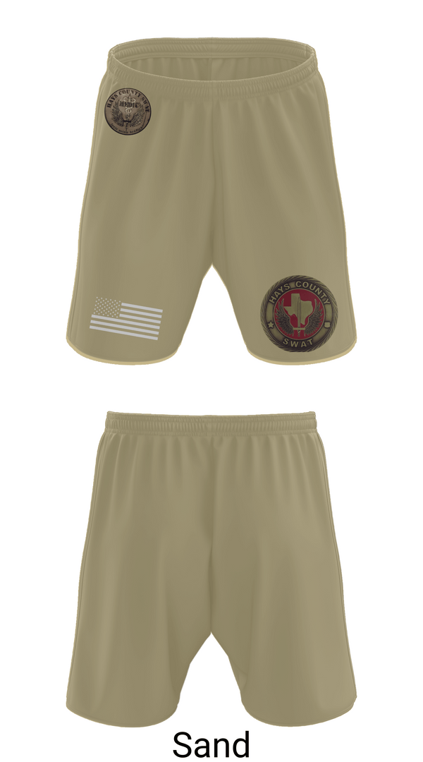 Athletic Shorts With Pockets, Hays County SWAT, Police, Teamtime, Team time, sublimation, custom sports apparel, team uniforms, spirit wear, spiritwear, sports uniforms, custom shirts, team store, custom team store, fundraiser sports, apparel fundraiser