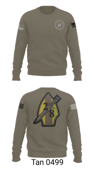 Crew Neck Sweatshirt, 2nd bn 8th Marines, Marines, Teamtime, Team time, sublimation, custom sports apparel, team uniforms, spirit wear, spiritwear, sports uniforms, custom shirts, team store, custom team store, fundraiser sports, apparel fundraiser
