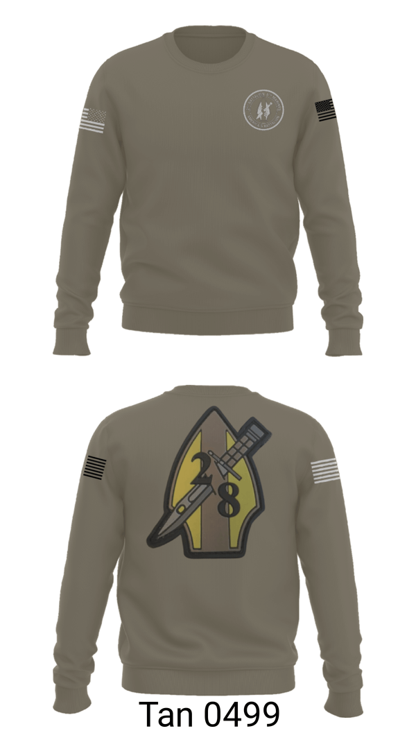 Crew Neck Sweatshirt, 2nd bn 8th Marines, Marines, Teamtime, Team time, sublimation, custom sports apparel, team uniforms, spirit wear, spiritwear, sports uniforms, custom shirts, team store, custom team store, fundraiser sports, apparel fundraiser