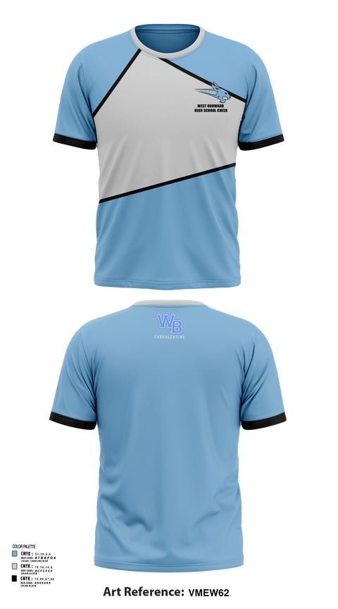 Short Sleeve Performance Shirt, West Broward High School Cheer, Cheer, Teamtime, Team time, sublimation, custom sports apparel, team uniforms, spirit wear, spiritwear, sports uniforms, custom shirts, team store, custom team store, fundraiser sports, apparel fundraiser
