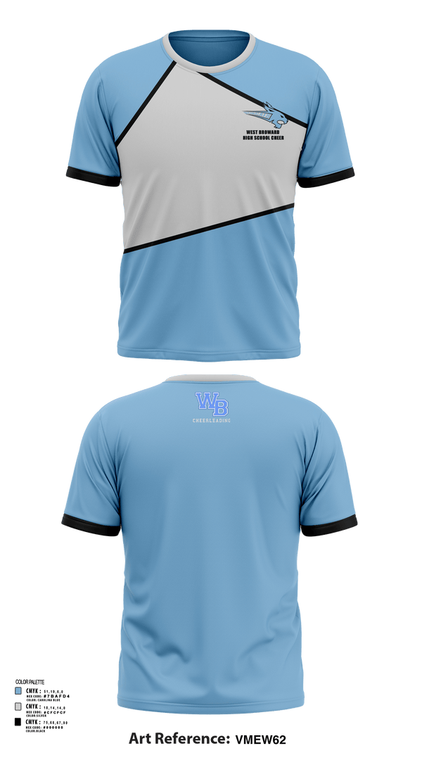 Short Sleeve Performance Shirt, West Broward High School Cheer, Cheer, Teamtime, Team time, sublimation, custom sports apparel, team uniforms, spirit wear, spiritwear, sports uniforms, custom shirts, team store, custom team store, fundraiser sports, apparel fundraiser