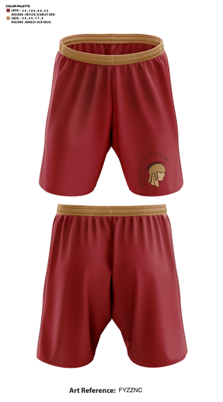 Athletic Shorts With Pockets, Charleston High School Golf, Golf, Teamtime, Team time, sublimation, custom sports apparel, team uniforms, spirit wear, spiritwear, sports uniforms, custom shirts, team store, custom team store, fundraiser sports, apparel fundraiser