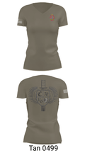 1/6 Charlie company 57623545 Women's Short Sleeve V-neck Shirt - 68