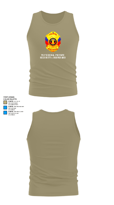 TS FEDERAL PRIVATE SECURITY & BODYGUARD 72741630 Tank Top - 94