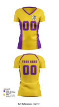 Reynoldsburg Volleyball 9804272 Women's Short Sleeve V-neck Shirt - 133