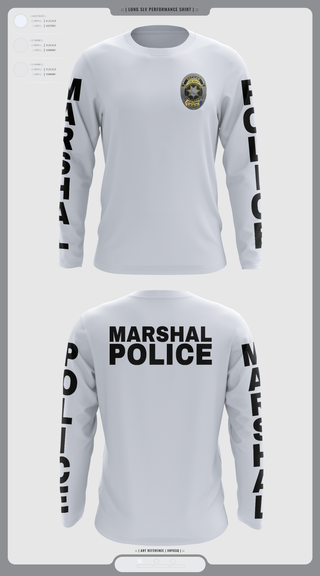 Long Sleeve Performance Shirt, Las Vegas city marshals, Police, Teamtime, Team time, sublimation, custom sports apparel, team uniforms, spirit wear, spiritwear, sports uniforms, custom shirts, team store, custom team store, fundraiser sports, apparel fundraiser