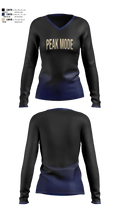 Flex fitting 91852503 Women's Long Sleeve V-neck Shirt - 1