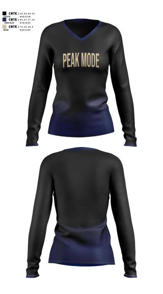 Womens Long Sleeve Vneck Shirt, Flex fitting, , Teamtime, Team time, sublimation, custom sports apparel, team uniforms, spirit wear, spiritwear, sports uniforms, custom shirts, team store, custom team store, fundraiser sports, apparel fundraiser