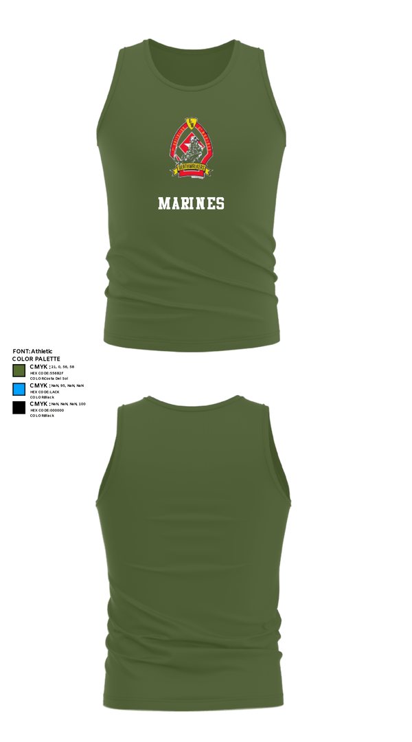 Tank Top, 1/6 Charlie company, , Teamtime, Team time, sublimation, custom sports apparel, team uniforms, spirit wear, spiritwear, sports uniforms, custom shirts, team store, custom team store, fundraiser sports, apparel fundraiser