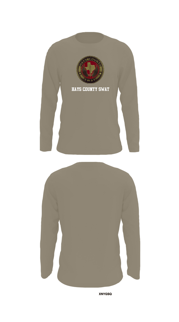 Long Sleeve Performance Shirt, Hays County SWAT, Police, Teamtime, Team time, sublimation, custom sports apparel, team uniforms, spirit wear, spiritwear, sports uniforms, custom shirts, team store, custom team store, fundraiser sports, apparel fundraiser