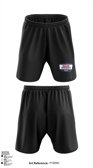 Athletic Shorts With Pockets, Main Street Automotive, , Teamtime, Team time, sublimation, custom sports apparel, team uniforms, spirit wear, spiritwear, sports uniforms, custom shirts, team store, custom team store, fundraiser sports, apparel fundraiser