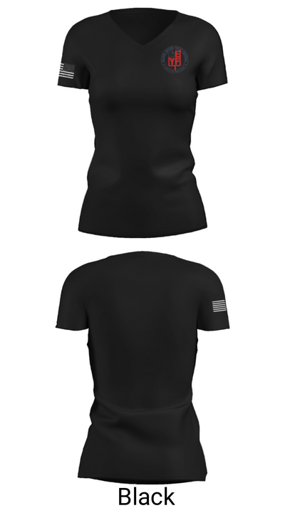 Gold Empire Youth Football & Cheer 61753626 Women's Short Sleeve V-neck Shirt - 38
