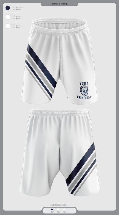 Yuma High School Wrestling 97193849 Athletic Shorts With Pockets - 4