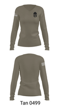 uN ğiNÿå 21846884 Women's Long Sleeve V-neck Shirt - 73