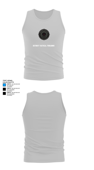 Tank Top, Detroit Tactical Firearms, , Teamtime, Team time, sublimation, custom sports apparel, team uniforms, spirit wear, spiritwear, sports uniforms, custom shirts, team store, custom team store, fundraiser sports, apparel fundraiser