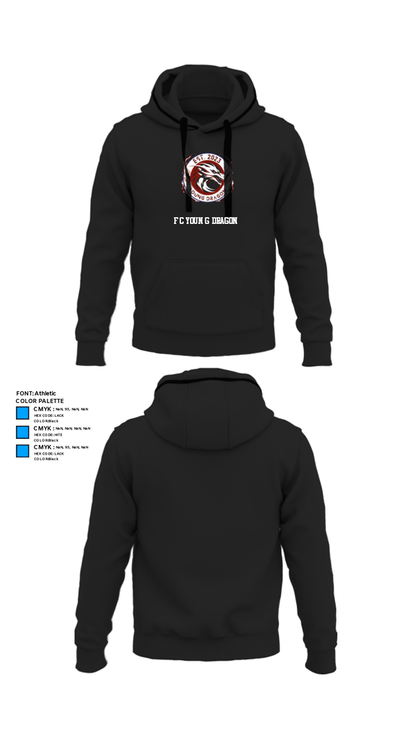 Hoodie, FC Young Dragon, Men's Soccer, Teamtime, Team time, sublimation, custom sports apparel, team uniforms, spirit wear, spiritwear, sports uniforms, custom shirts, team store, custom team store, fundraiser sports, apparel fundraiser