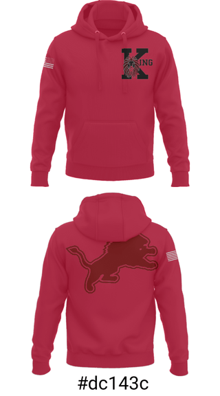 Hoodie, Martin Luther King Jr High School Tennis, Tennis, Teamtime, Team time, sublimation, custom sports apparel, team uniforms, spirit wear, spiritwear, sports uniforms, custom shirts, team store, custom team store, fundraiser sports, apparel fundraiser