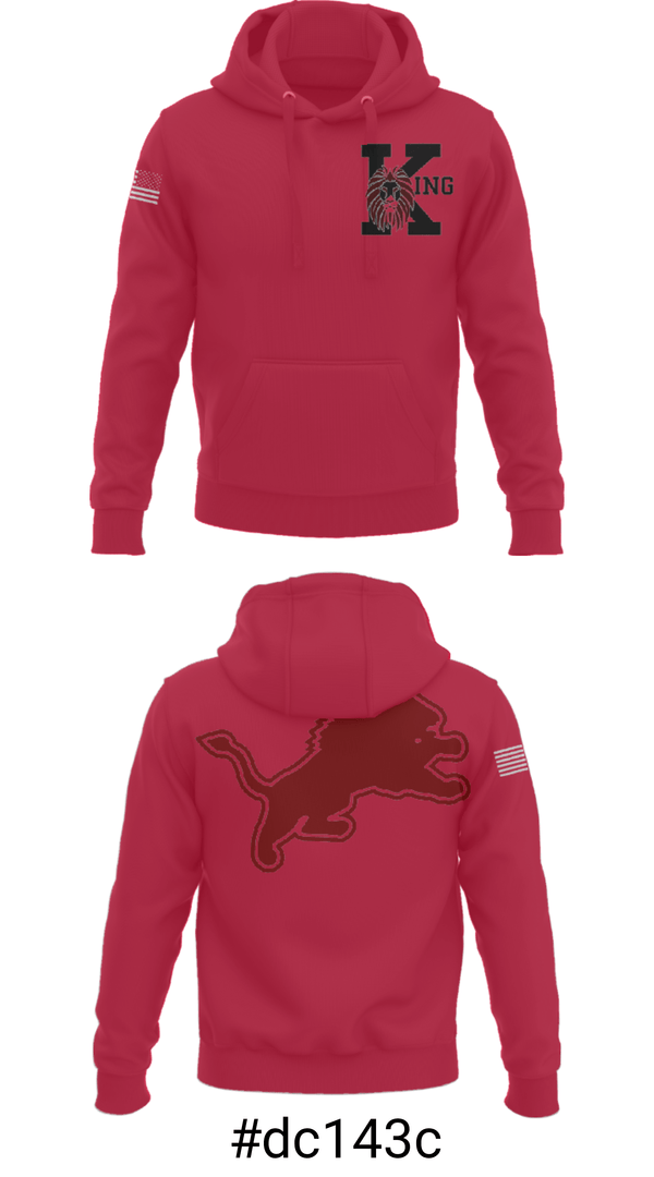 Hoodie, Martin Luther King Jr High School Tennis, Tennis, Teamtime, Team time, sublimation, custom sports apparel, team uniforms, spirit wear, spiritwear, sports uniforms, custom shirts, team store, custom team store, fundraiser sports, apparel fundraiser