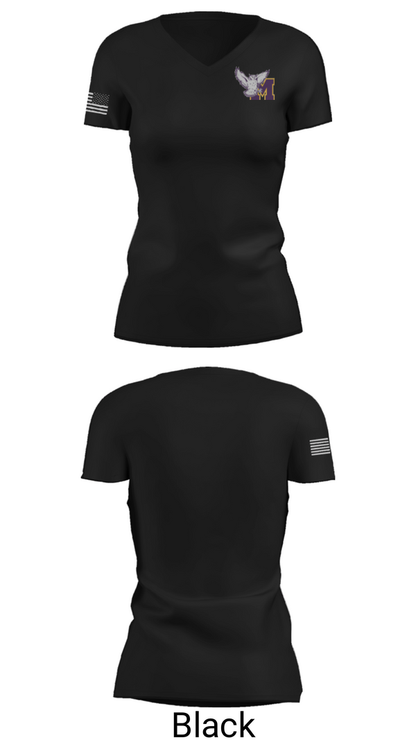 Womens Short Sleeve Vneck Shirt, Monticello High School Cross Country, Cross Country, Teamtime, Team time, sublimation, custom sports apparel, team uniforms, spirit wear, spiritwear, sports uniforms, custom shirts, team store, custom team store, fundraiser sports, apparel fundraiser