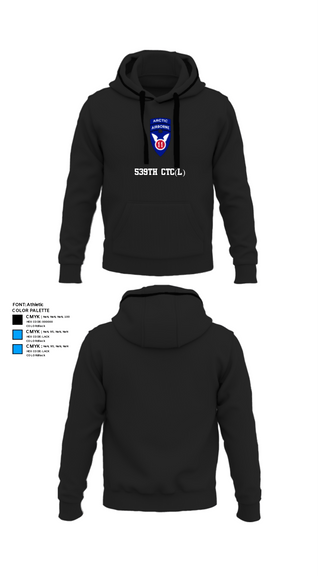 Hoodie, 539th CTC(L), Army, Teamtime, Team time, sublimation, custom sports apparel, team uniforms, spirit wear, spiritwear, sports uniforms, custom shirts, team store, custom team store, fundraiser sports, apparel fundraiser