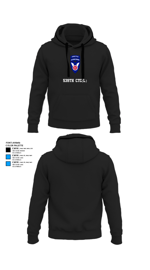 Hoodie, 539th CTC(L), Army, Teamtime, Team time, sublimation, custom sports apparel, team uniforms, spirit wear, spiritwear, sports uniforms, custom shirts, team store, custom team store, fundraiser sports, apparel fundraiser