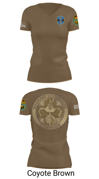 Women's Short Sleeve Vneck Shirt, 372 MOB, Army, Teamtime, Team time, sublimation, custom sports apparel, team uniforms, spirit wear, spiritwear, sports uniforms, custom shirts, team store, custom team store, fundraiser sports, apparel fundraiser