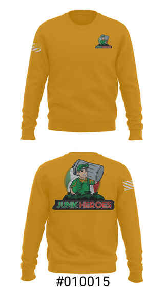 Crew Neck Sweatshirt, Junk Heroes, , Teamtime, Team time, sublimation, custom sports apparel, team uniforms, spirit wear, spiritwear, sports uniforms, custom shirts, team store, custom team store, fundraiser sports, apparel fundraiser