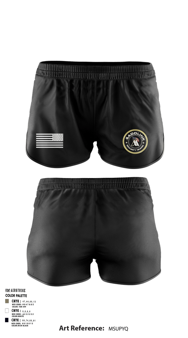 Ranger Panties, Maddlink Security Guard, , Teamtime, Team time, sublimation, custom sports apparel, team uniforms, spirit wear, spiritwear, sports uniforms, custom shirts, team store, custom team store, fundraiser sports, apparel fundraiser