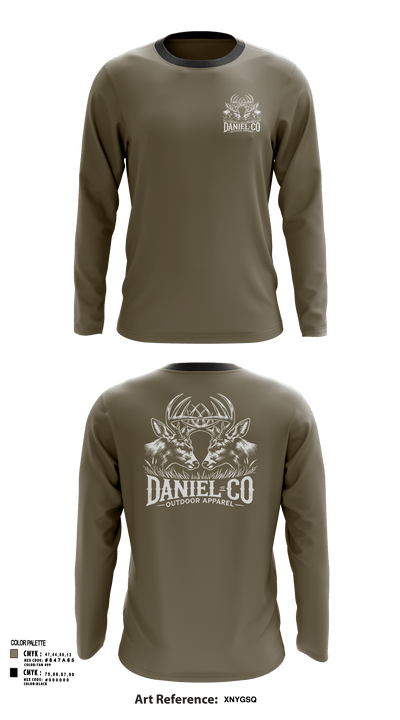 Daniel Co 76790421 Long Sleeve Performance Shirt 103