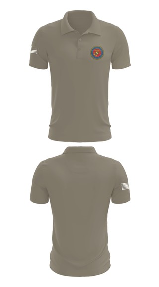 Short Sleeve Performance Polo, 189/34th unit, Marines, Teamtime, Team time, sublimation, custom sports apparel, team uniforms, spirit wear, spiritwear, sports uniforms, custom shirts, team store, custom team store, fundraiser sports, apparel fundraiser