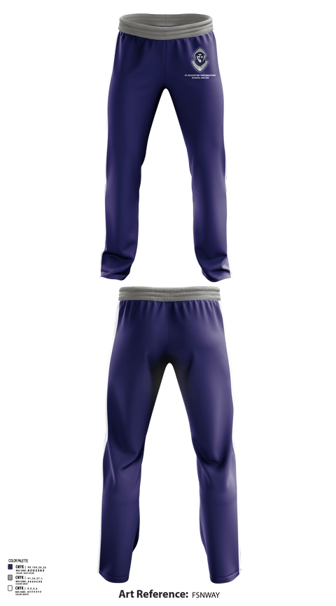 Sweatpants, St Augustine Preparatory School Soccer, Men's Soccer, Teamtime, Team time, sublimation, custom sports apparel, team uniforms, spirit wear, spiritwear, sports uniforms, custom shirts, team store, custom team store, fundraiser sports, apparel fundraiser