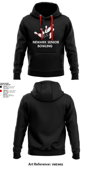 Hoodie, Newark Senior High School Bowling, Bowling, Teamtime, Team time, sublimation, custom sports apparel, team uniforms, spirit wear, spiritwear, sports uniforms, custom shirts, team store, custom team store, fundraiser sports, apparel fundraiser