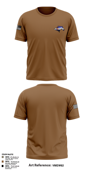USS Colorado 62419768 Short Sleeve Performance Shirt - 5