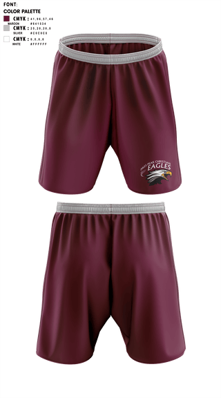 Athletic Shorts With Pockets, Pikes Peak Christian School, , Teamtime, Team time, sublimation, custom sports apparel, team uniforms, spirit wear, spiritwear, sports uniforms, custom shirts, team store, custom team store, fundraiser sports, apparel fundraiser