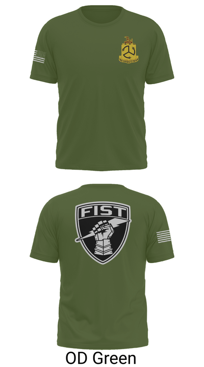1-200 Infantry 56519387 Old School Cotton Feel Shirt - 48