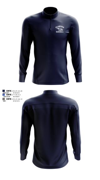 Quarter Zip Jacket, Plainview Little League, Baseball, Teamtime, Team time, sublimation, custom sports apparel, team uniforms, spirit wear, spiritwear, sports uniforms, custom shirts, team store, custom team store, fundraiser sports, apparel fundraiser